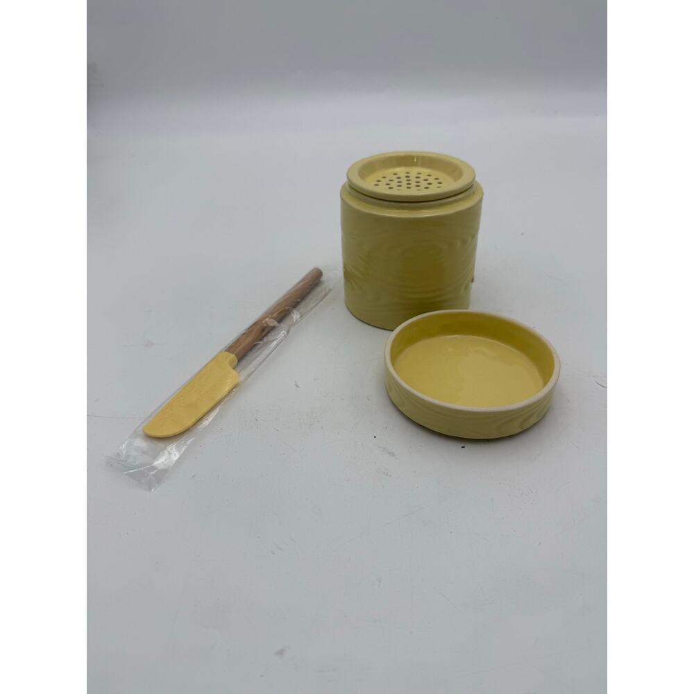 Temp-tations Woodland‎ Bacon Grease Container with Spatula in Buttercream NIB
